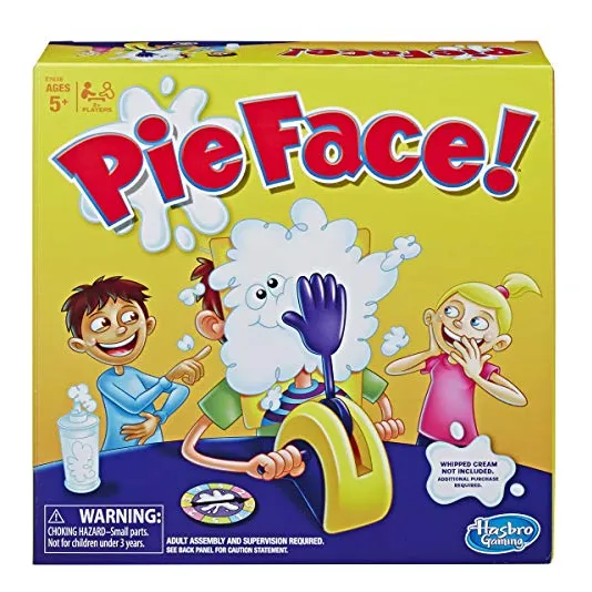 Juego Familiar Pie Face Con Crema Batida Para Niños De 5 Año