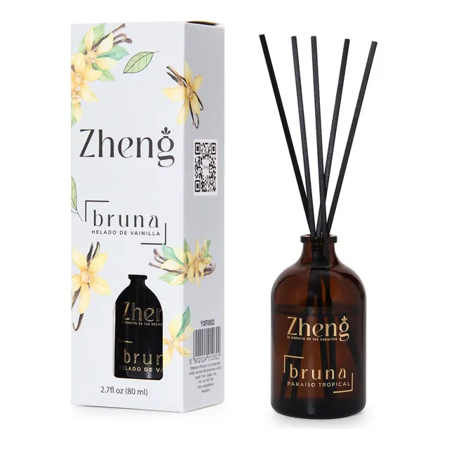 Difusor Ambiental Varillas Zheng - Linea Bruna  80 Ml