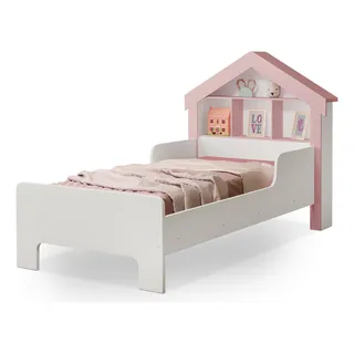 Cama Solteiro Infantil Casinha Com Nicho Princesa Quarto De Criança Com Prateleira Organizador Em Mdf Cama Solteiro Infantil Casinha Com Nicho Princesa Quarto De Criança Com Prateleira Organizador Em Mdf