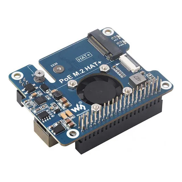 Para Placa Raspberry Pi 5 Poe+ Pcie Para M.2 Nvme Ssd