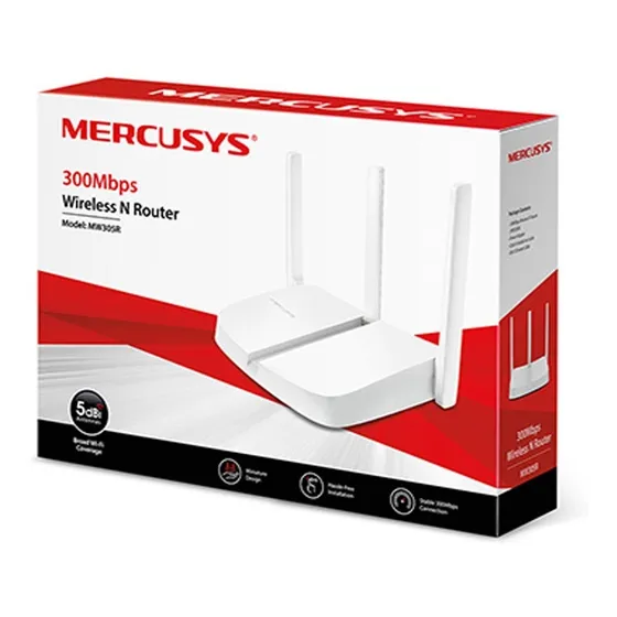  Router Inalambrico Wifi Mercusys Mw305r 300mbps 3 Antenas