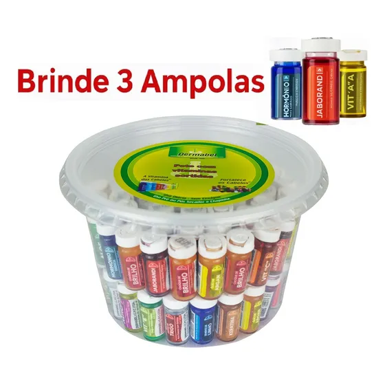 Dermabel Ampolas Capilares - Linha Completa C/ 75 Unidades