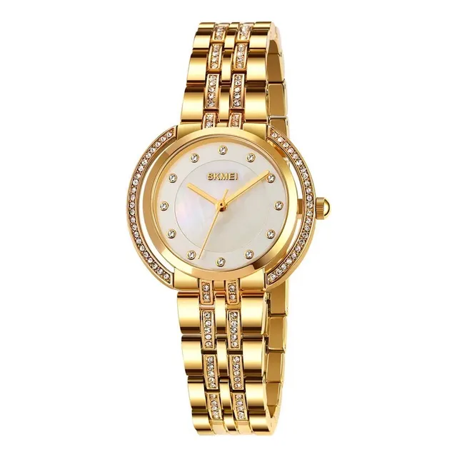 Reloj En Acero Resistente Al Agua Para Mujer Skmei 1979