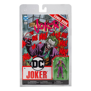 Figura De Acción Mcfarlane Joker Dc Rebirth 3'' + Cómic Figura De Acción Mcfarlane Joker Dc Rebirth 3'' + Cómic