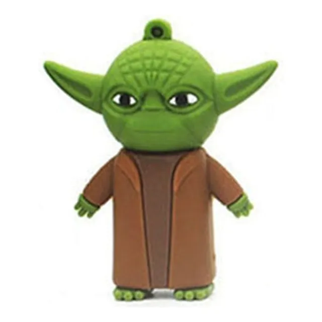 Pendrive 128 Gb Anime Comic Goku Naruto Star Wars Yoda