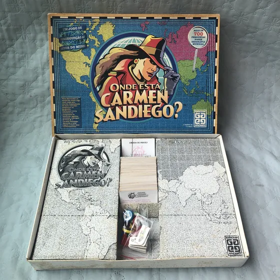 Jogo Onde Está Carmen Sandiego? Grow (faltam 2 Cartas)