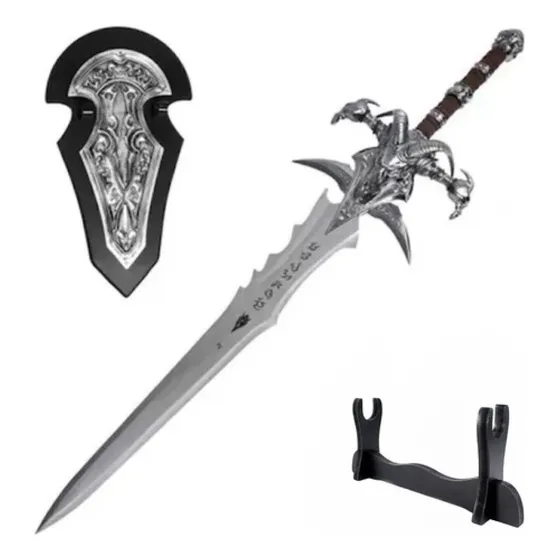 Espada World Of Warcraft Frostmourne Inox Tamanho Real