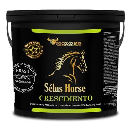 Suplemento Cavalo Potros Crescer Sélus Horse Crescimento 1kg