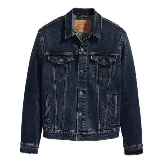 Jaqueta Levis Trucker Original Masculina Importada Escura