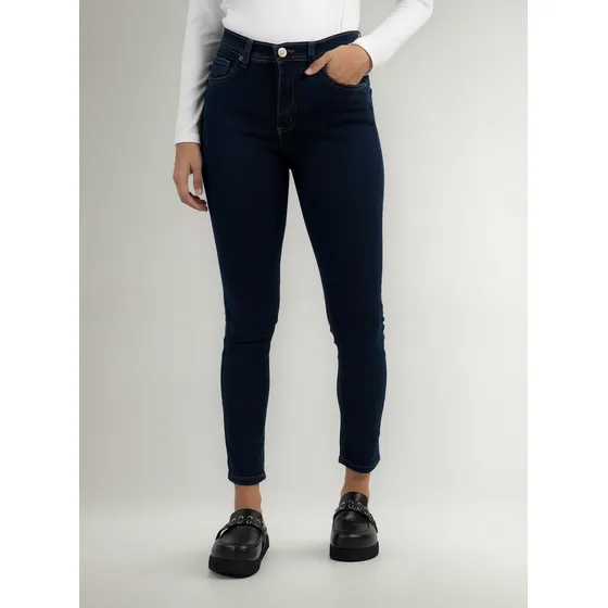 Jean Chupin Azul Clasico Elastizado Talles