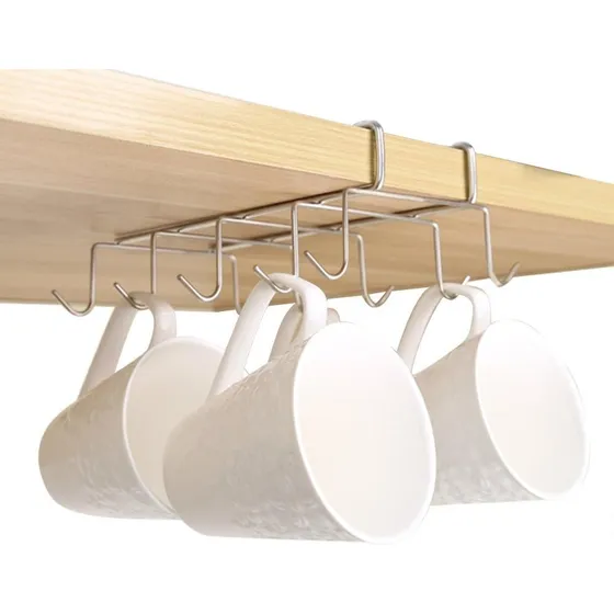 Gancho Para Colgar Tazas Corbatas Collares Debajo Estante