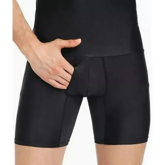 Faja Calzón Para Hernia Inguinal De Hombre  Negro