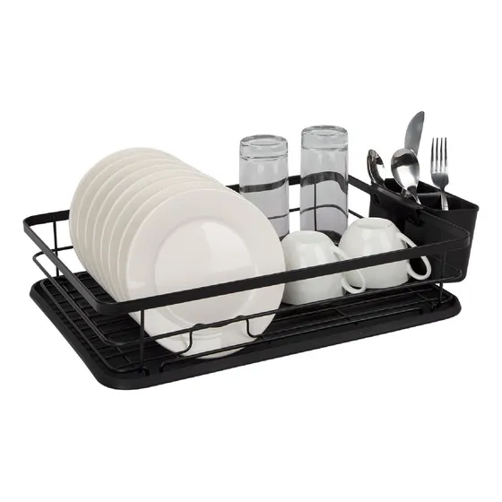 Hudson SP10 escurridor de platos 1 piso linea color negro