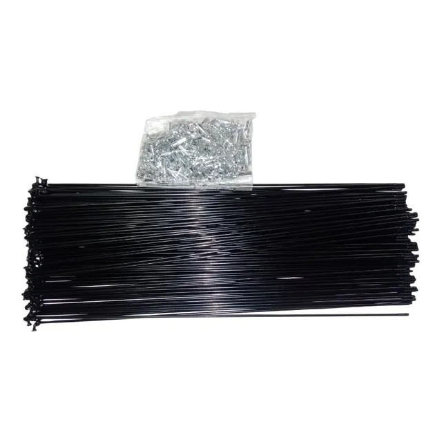 Rayos 700 De Acero 294mm Con Niples De Bicicleta 36 Piezas