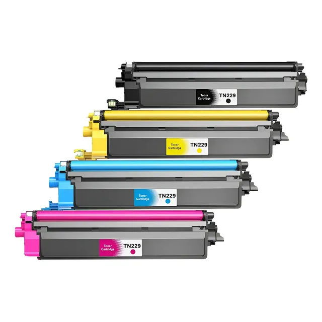 Kit 4 Toner Tn229 Compatible Con Brothe Dcp-l3560 Hi-l3280 Negro Amarillo Magenta Cyan