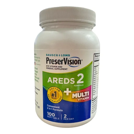 Preservision Areds 2 Multivitamin 100 Cap Luteina Zeaxantina