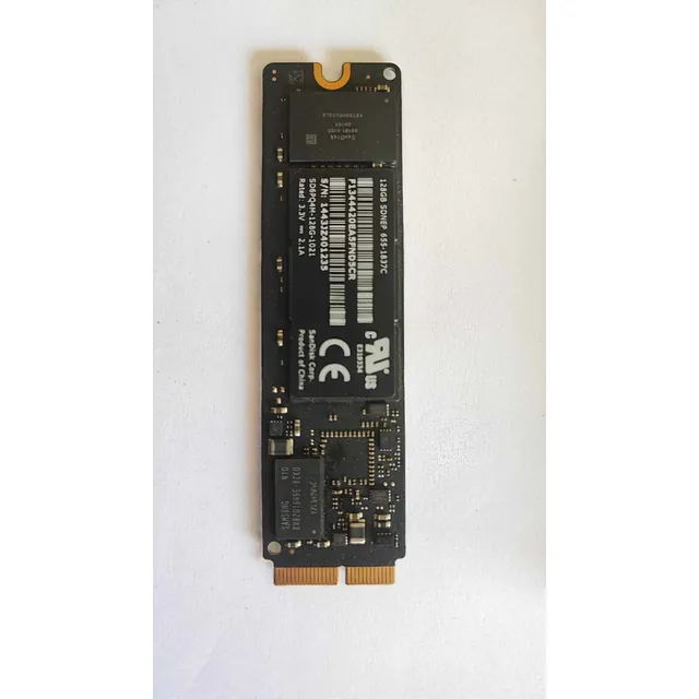 Disco Duro Ssd 128gb Para Macbook Pro Air 2013-2015 Original Negro