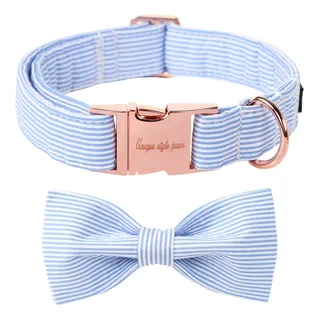 Collar Para Perros Y Gatos Con Pajarita Suave Y Cómodo Para Collar Para Perros Y Gatos Con Pajarita Suave Y Cómodo Para