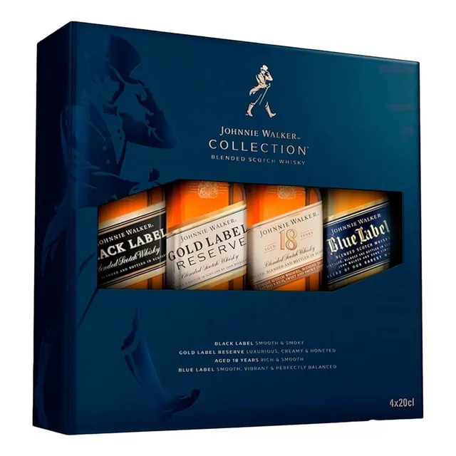 Johnnie Walker Collection Pack 4 X 200ml - Estuche Regalo