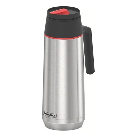 Termo Bala Tramontina 0,75 L Exata Acero Inoxidable Color Plateado