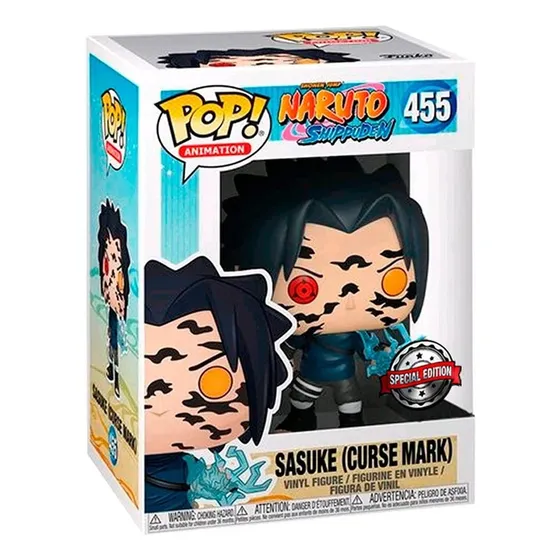 Funko Pop Naruto Shippuden Sasuke Maldicao Brand 455