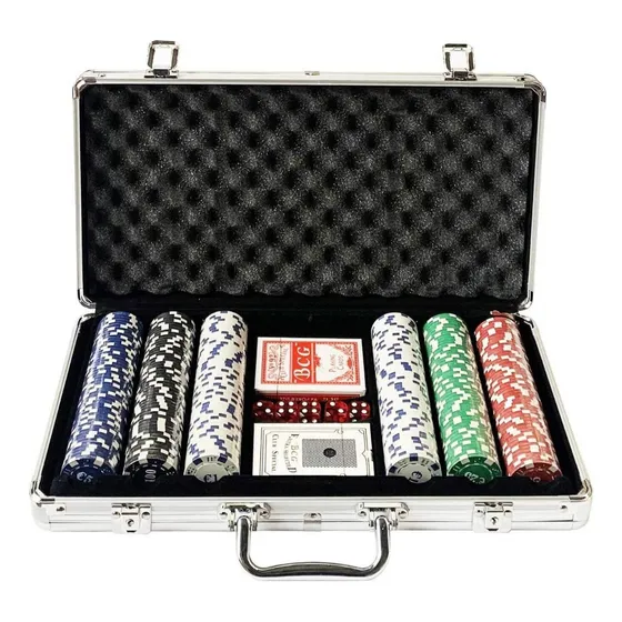 Juego De Poker | Poquer | 300 Piezas + Maletín 