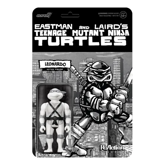 Super7 Teenage Mutant Ninja Turtles Leonardo-cómic