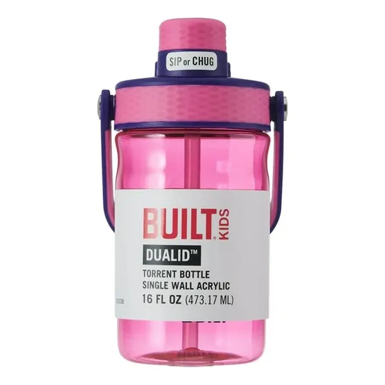 Termo Cooler Built Kids Botella De Agua Niñas 16oz Importado