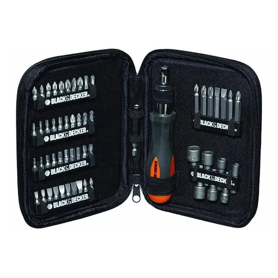 Set Black & Decker  56 Pcs. C/destornillador Manual - Ynter 