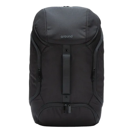 Mochila Nomade Around Color Negro Diseño De La Tela Unicolor