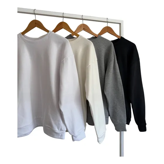 Buzo Mujer Oversize Rustico Largo Manga Larga