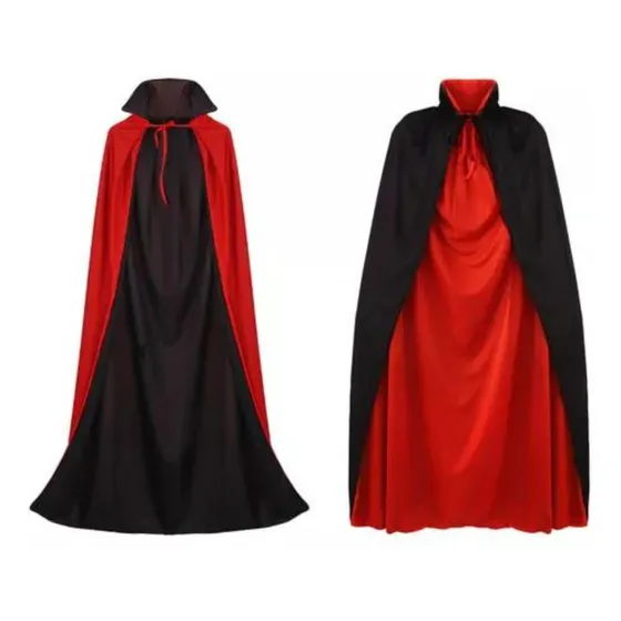 Capa De Vampiro Dracula Reversible Unisex Noche De Halloween