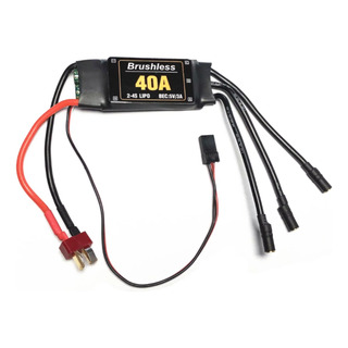 Esc 40a 2-4s Sem Escova Com 5v 3a Bec Para Modelos T-plug Esc 40a 2-4s Sem Escova Com 5v 3a Bec Para Modelos T-plug