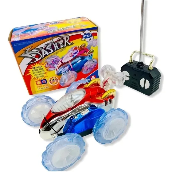 Carrinho Controle Remoto Carro Maluco Gira 360º Mais Vendido Cor Colorido Personagem carrinho maluco