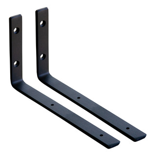 Kit 2 Mão Francesa Invertida Reta Suporte 35cm Prateleira Kit 2 Mão Francesa Invertida Reta Suporte 35cm Prateleira