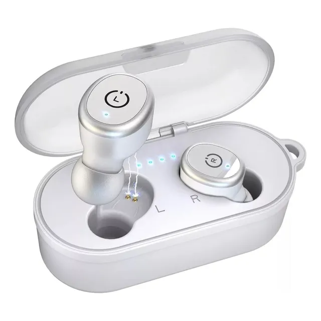 Auriculares Earbud Tozo T10 Con Estuche De Carga Blanco