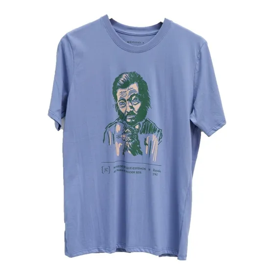 Remera Del Conde Julio Cortazar, Diseño Serigrafia 