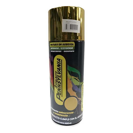 Pintura En Aerosol Spray Color Oro  Pennsylvania 400ml