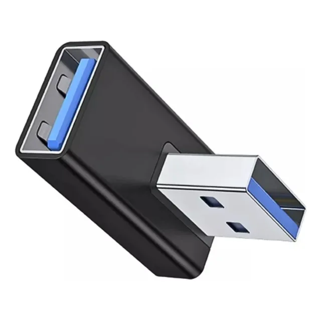 Adaptador Usb 3.0 Fêmea X Macho 90 Graus