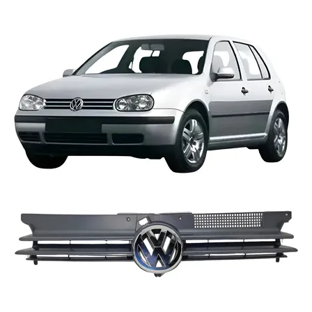 Grade Superior Com  Emblema Golf 1999 2000 2001 2002 A 2006 Preto/fosco