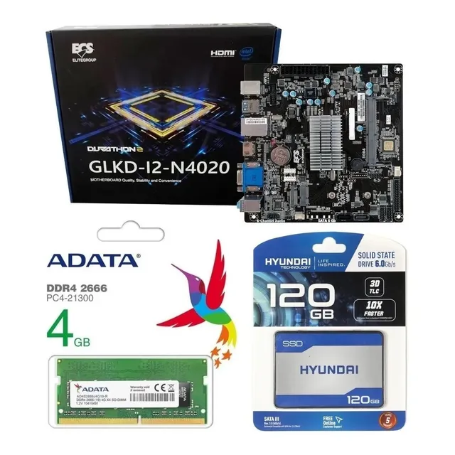 Kit Actualización Con Intel Celeron Memoria Ssd Wi-fi Gratis