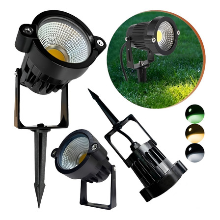 Espeto Led 15w Luminaria Jardim Prova D'água Espeto Led 15w Luminaria Jardim Prova D'água