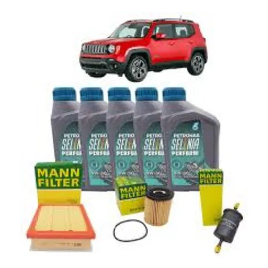 Kit Revisão Óleos E Filtros Jeep Renegade 1.8 2018