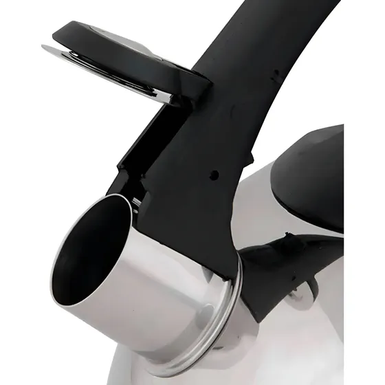 Tetera Facusa Acero Inoxidable 2.5L Silbadora Plateado Modelo Elegant | Cuotas sin interés