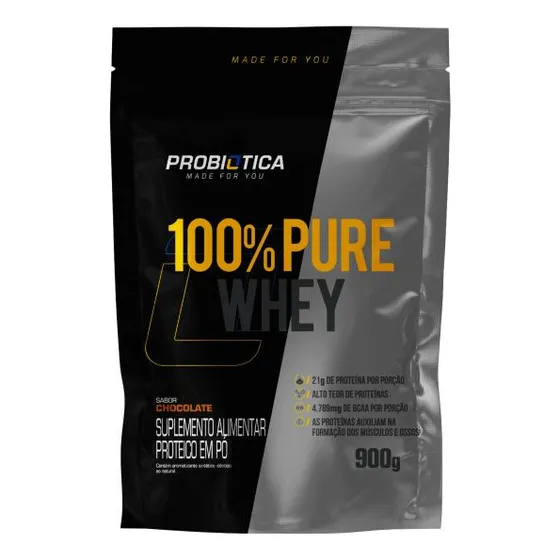 100% Pure Whey Refil 900g 