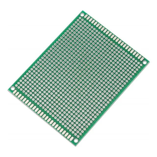 Placa Fibra Matriz De Circuito Impreso Pcb 9 Cm X 7 Cm