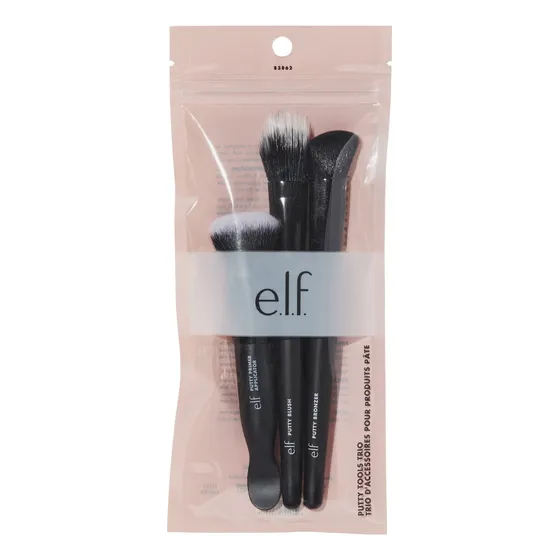 Set De Brochas De Maquillaje E.l.f. Putty Tools Trio Para Ro