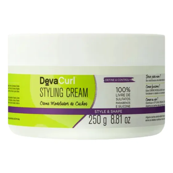 Deva Curl Styling Cream Creme Modelador 250g