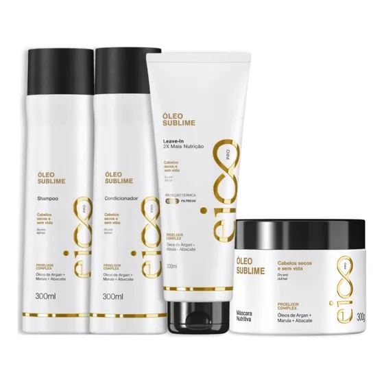 Eico Óleo Sublime Shampoo + Cond + Mascara + Leave-in