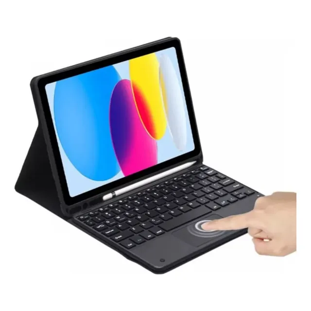 Funda Para iPad 10.9 10ma 2022 + Teclado Español Touchpad